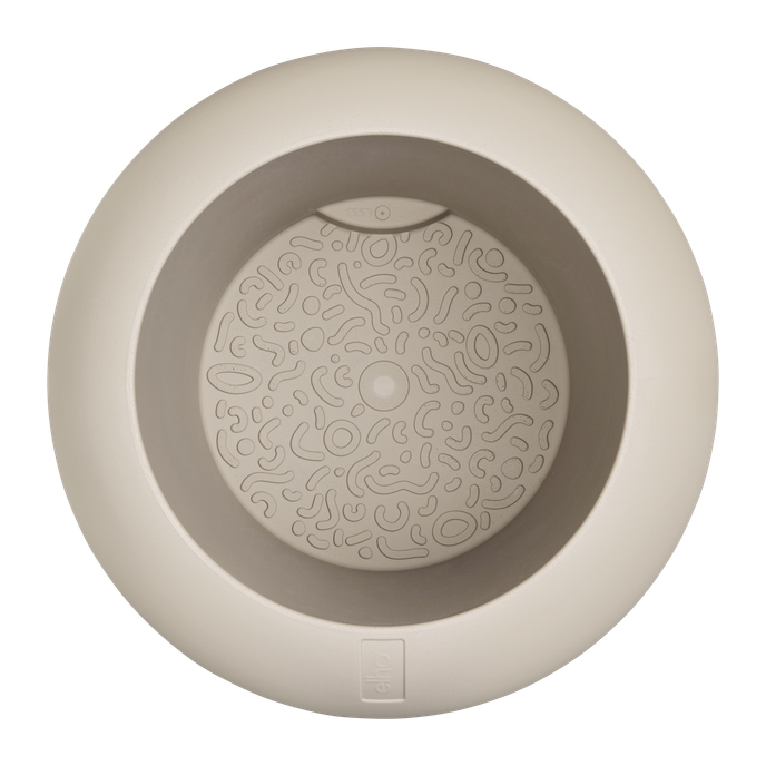 amber roll high 43cm greige